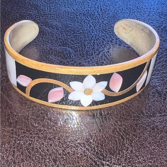 Mexican Alpaca Cuff Bracelet - Picture 1 of 11